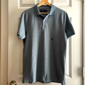 NWT light blue mens polo shirt